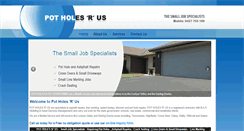 Desktop Screenshot of potholesrus.com