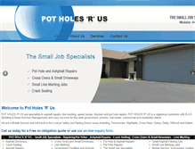 Tablet Screenshot of potholesrus.com
